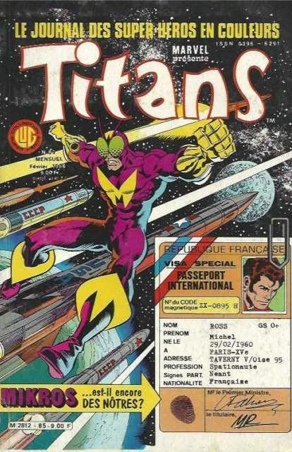 Scan de la Couverture Titans n 85